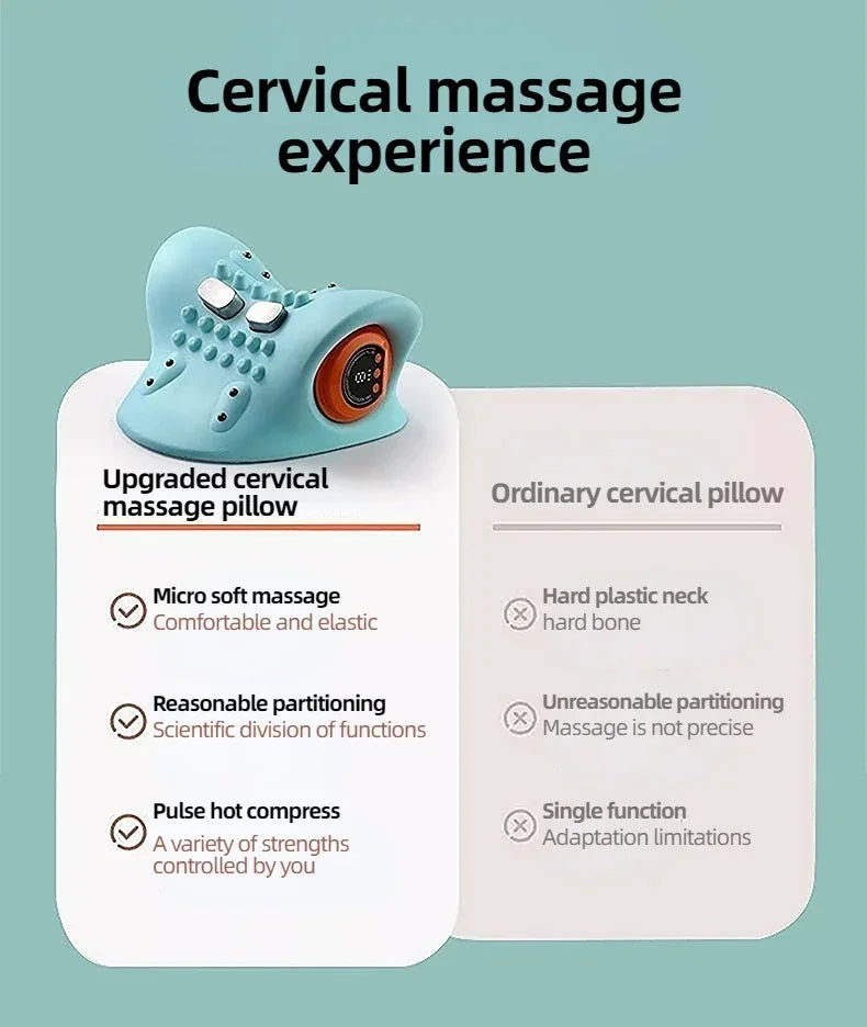 Electric Neck Massager Pillow With Infrared Heating - Omega Lifestyles