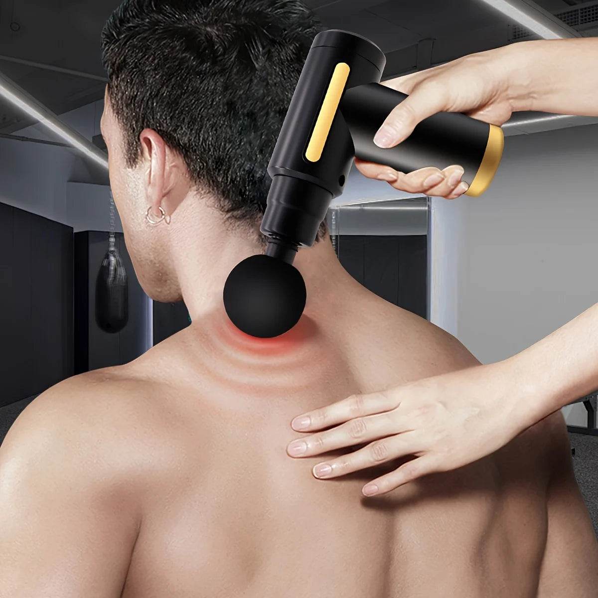 Portable Electric Digital Fascia Gun Massager With Led Display - Sleep Galleria