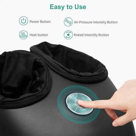 Smart Bluetooth Foot Massager with Heating and Air Compression - Sleep Galleria