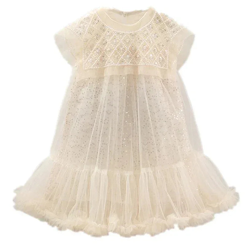 Girls Tulle Fairy Princess Mesh Puffy Party Dress - Omega Lifestyles