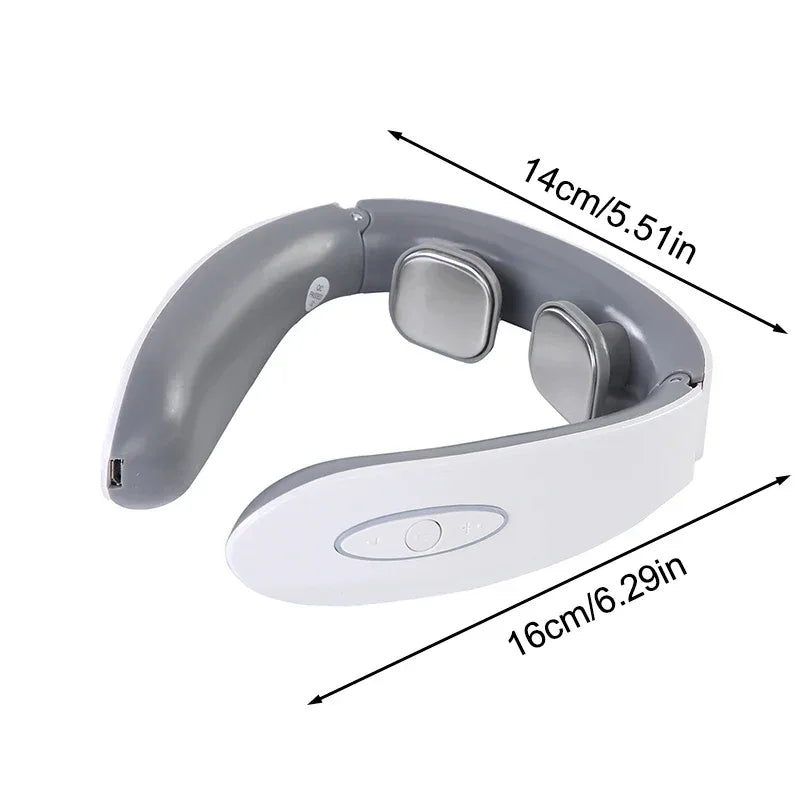 Composite Material Four-Head Neck Heating Vibration Massager - Omega Lifestyles