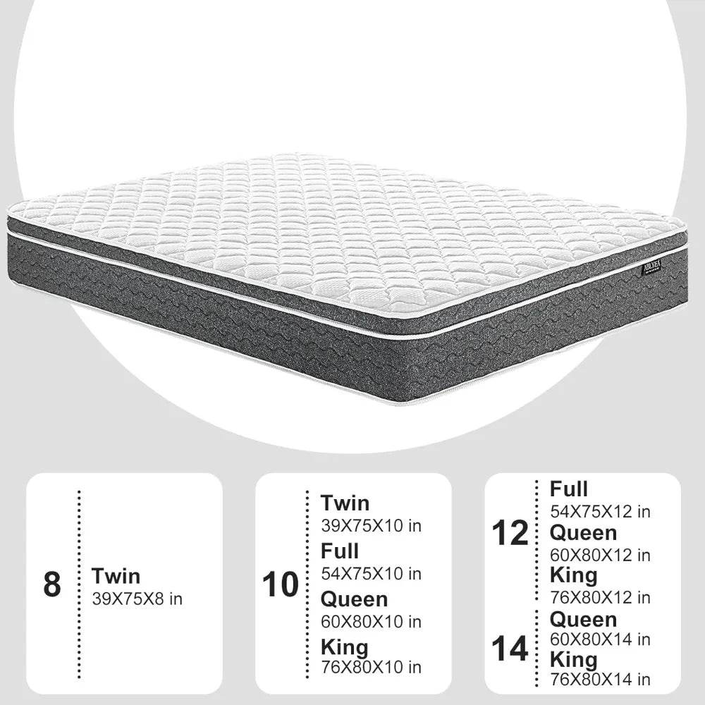 Medium Hybrid Memory Foam Mattress - Sleep Galleria