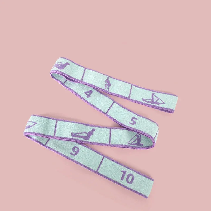 Yoga Elastic Stretch Band Resistance Rope Fitness Pilates - Omega Lifestyles