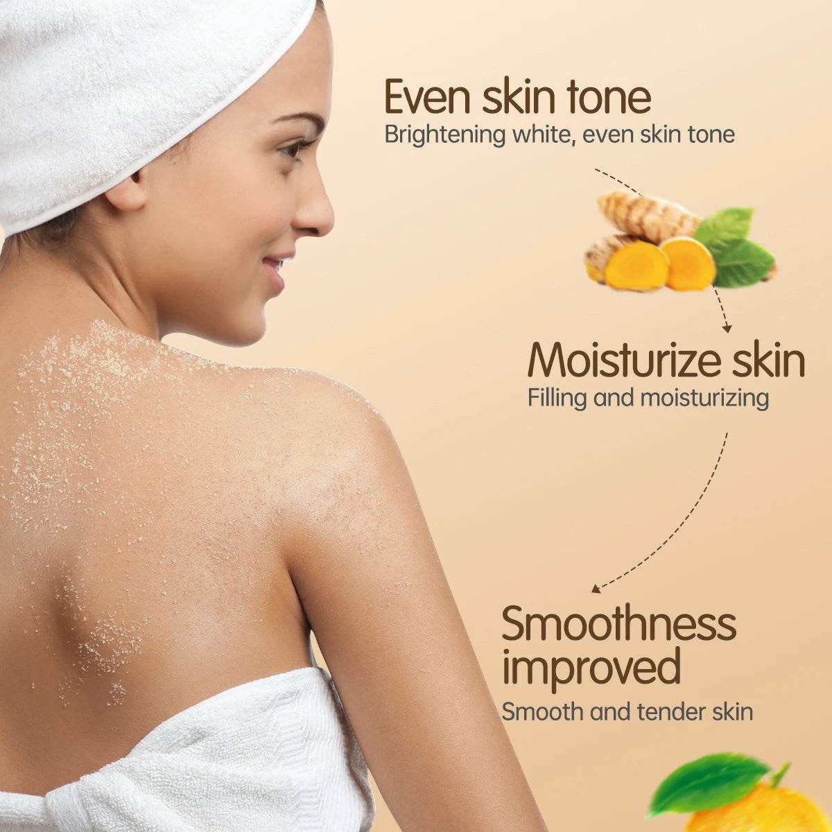 Turmeric Deep Cleansing Hydrating Body Cream 200g - Sleep Galleria