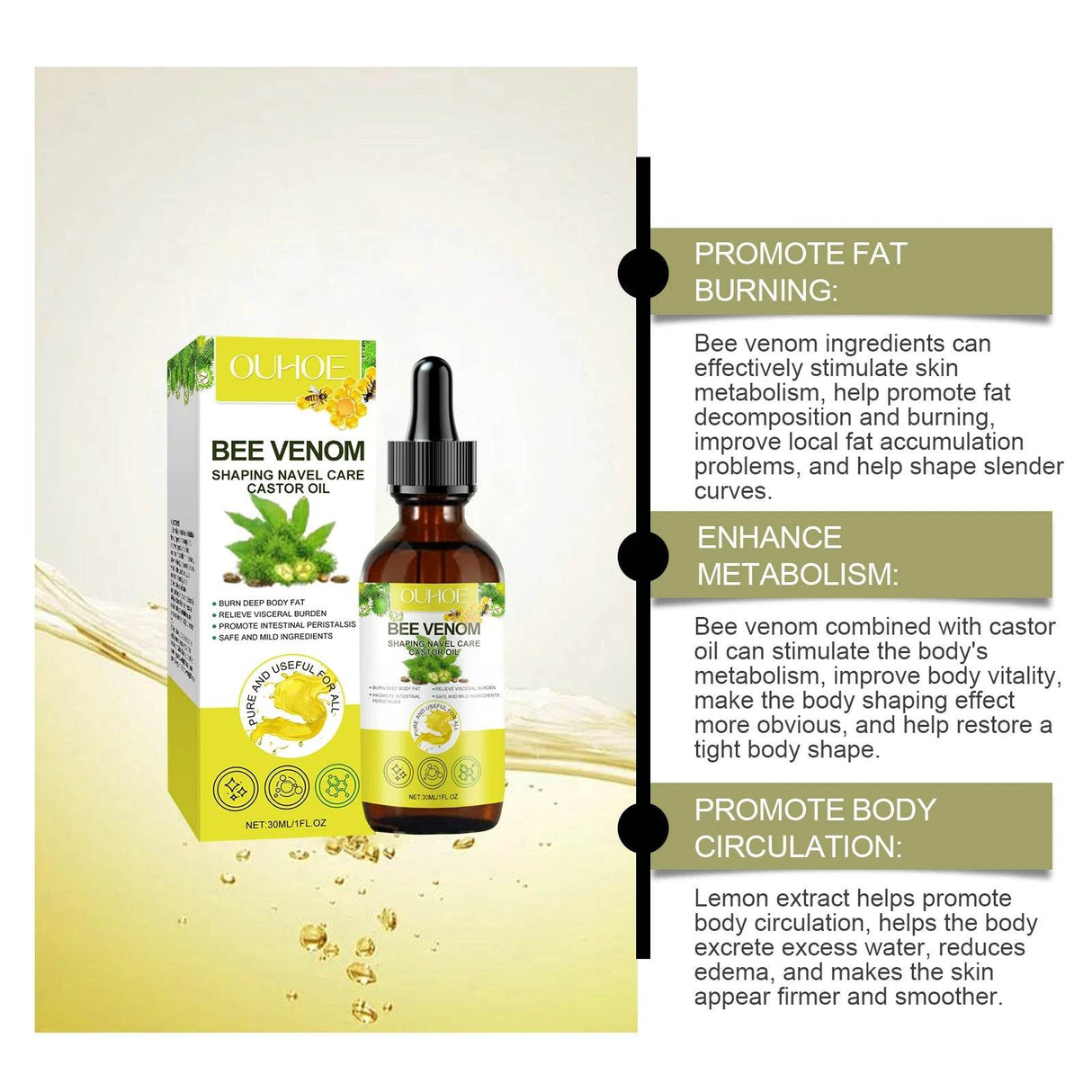 Firming Nourishing Lightweight Body Massage Oil Cream