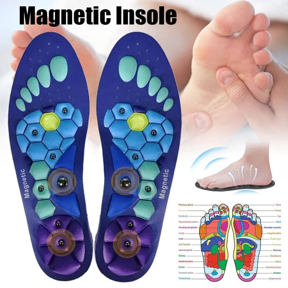 Acupressure Magnetic Orthopedic Breathable Sneaker Insoles - Omega Lifestyles