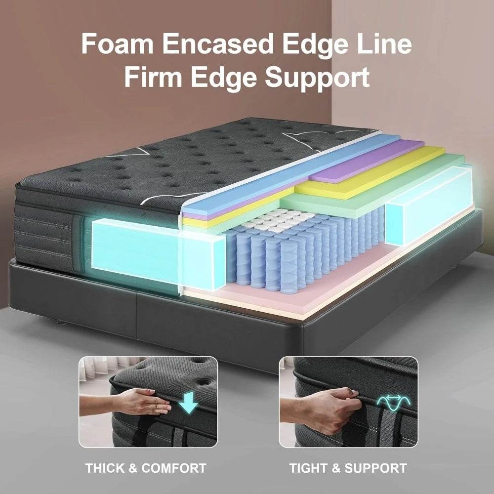 Extra Firm Memory Foam Hybrid Mattress - Sleep Galleria