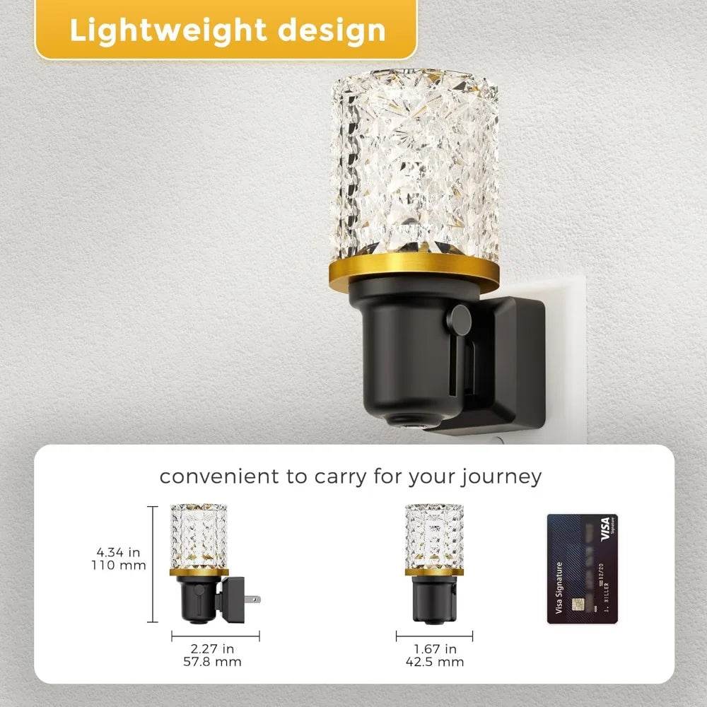 Adjustable Dimmable LED Crystal Decorative Night Light