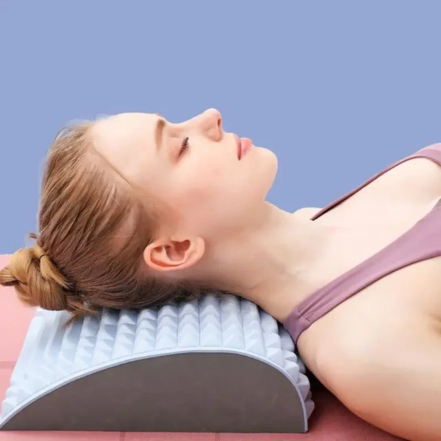 Firm EVA Foam Back Stretcher Pillow For Pain Relief - Omega Lifestyles