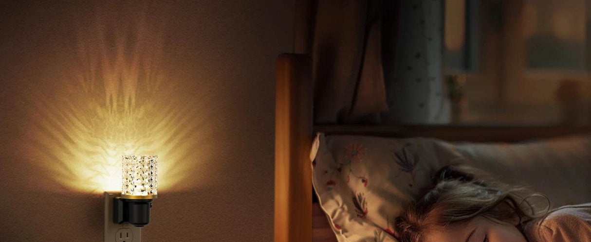 Adjustable Dimmable LED Crystal Decorative Night Light