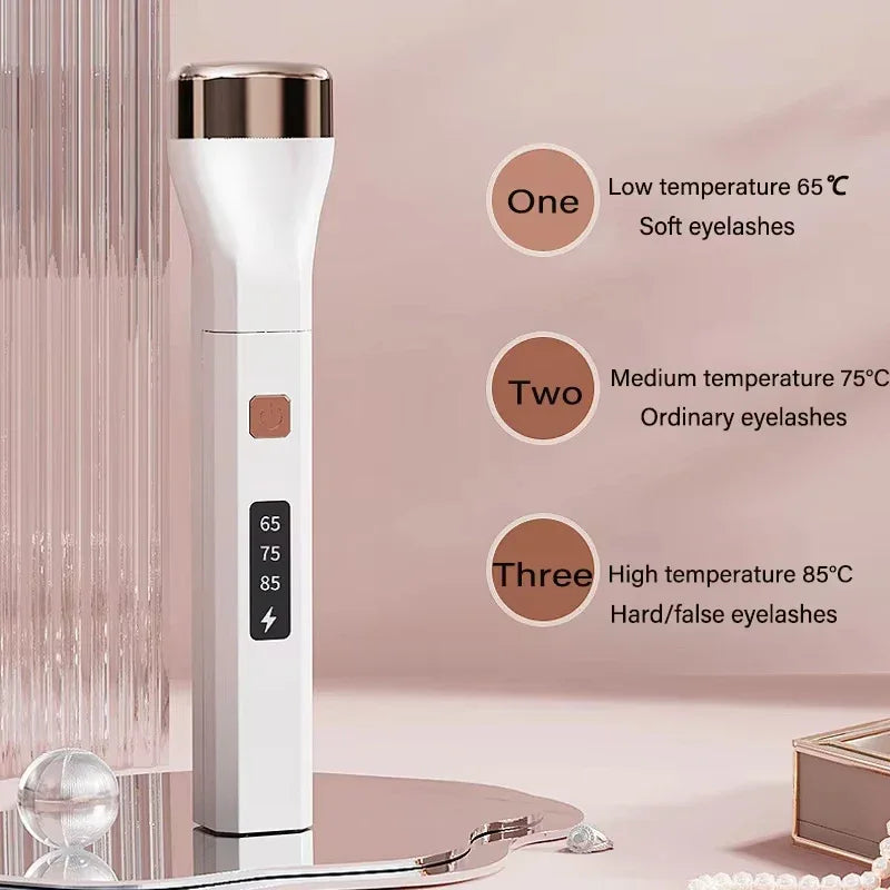 Portable Electric Heated Eyelash Curler With Three-Gear - Omega Lifestyles
