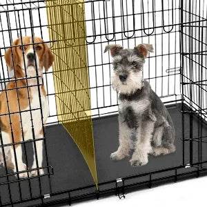 42-Inch Folding Heavy Duty Metal Wire Dog Crate - Sleep Galleria