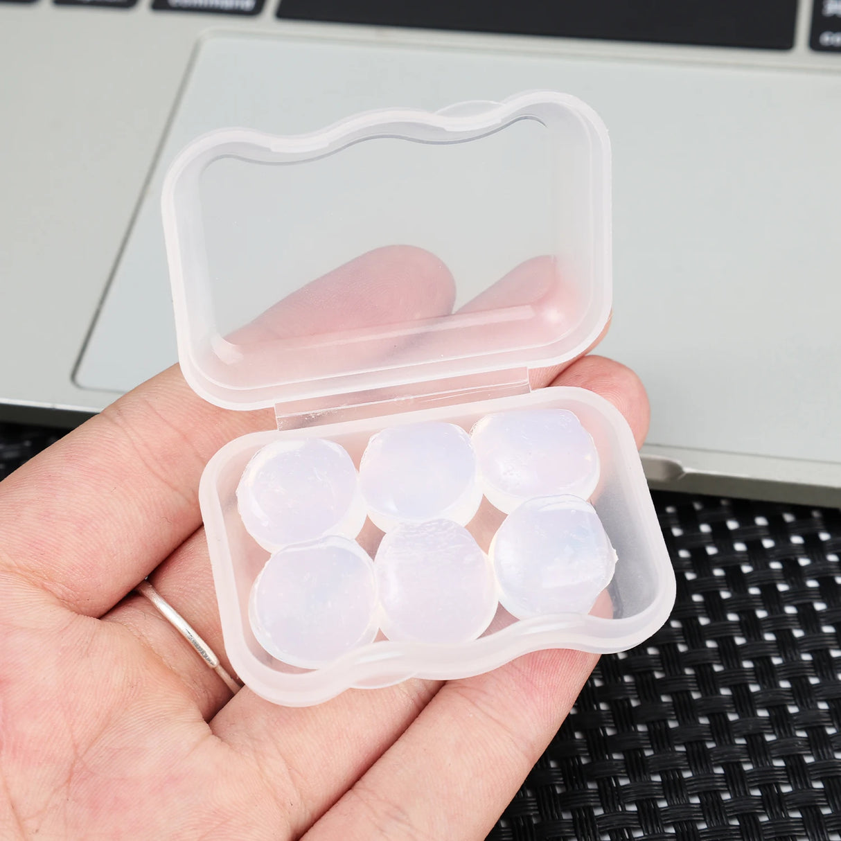 Soft Silicone Noise Cancelling Earplugs Pack of 6