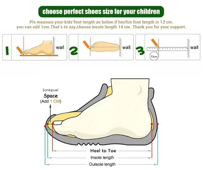 Breathable Waterproof PU Leather Children’s Casual Shoes - Omega Lifestyles