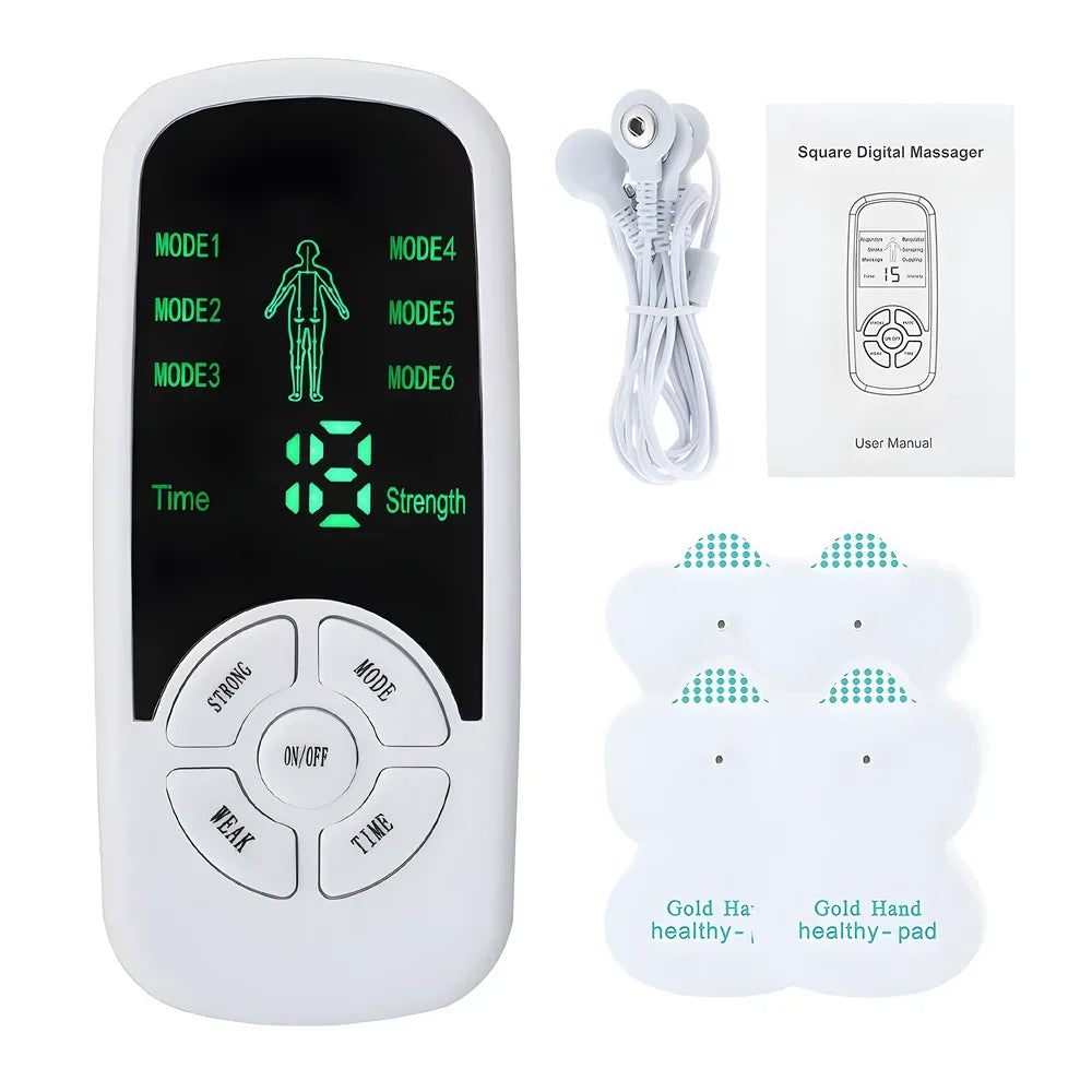 EMS Pulse Electric Muscle Stimulator Digital Body Massager - Omega Lifestyles