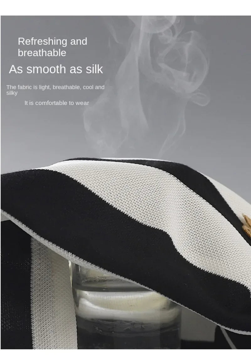 2-Piece Striped Polyester Toddler Summer Outfit Set