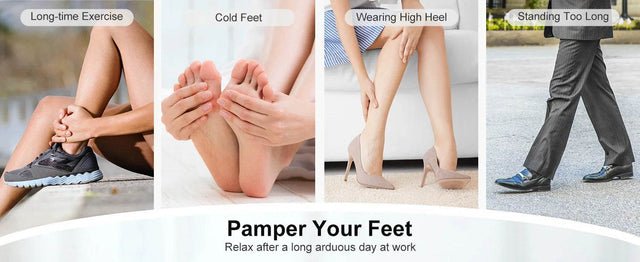 Shiatsu Heated Electric Foot Massager With Rollers - Omega Lifestyles