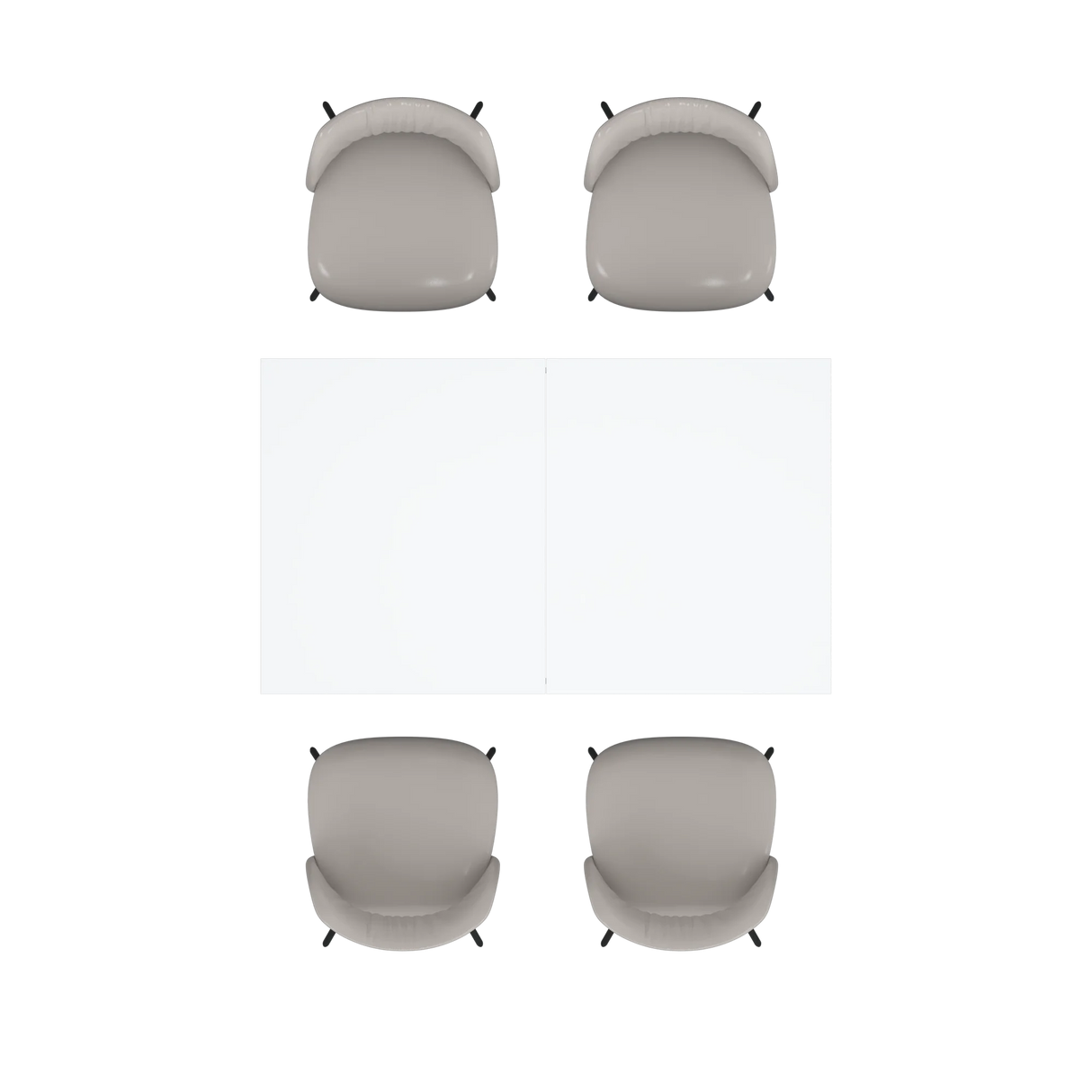 Modern Extendable Wooden Dining Table For 6 To 10 Persons