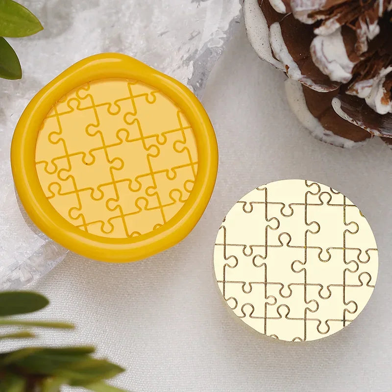 Brass Removable 3D Dragon Scale Wax Seal Stamp Head - Omega Lifestyles