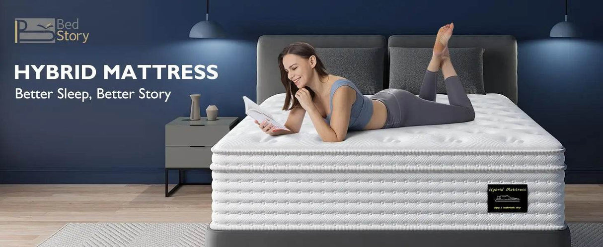 Medium Hybrid Gel Memory Foam Pocket Spring Mattress - Sleep Galleria