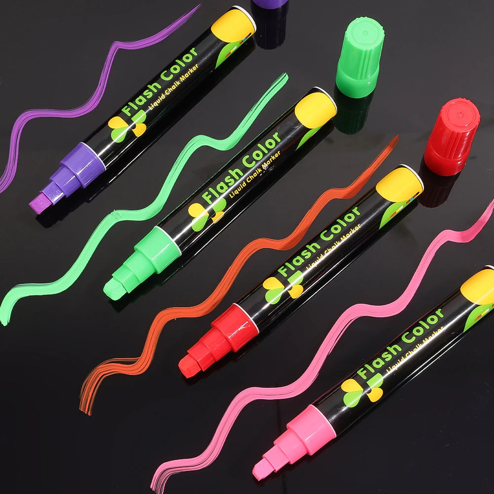 Erasable Liquid Chalk Markers Set Of 8 Colors