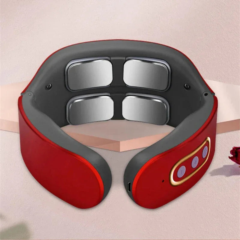 Electric Neck And Shoulder Pulse Heat Massager - Omega Lifestyles