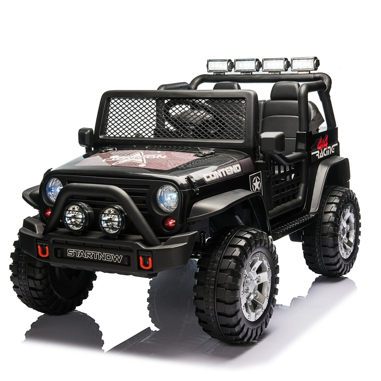 12V Electric 2-Seater Kids Ride On Truck Car With Remote