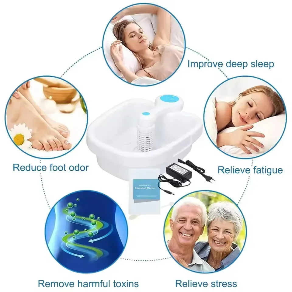Foot Detox Ionic Spa Massage And Detoxification Machine - Omega Lifestyles