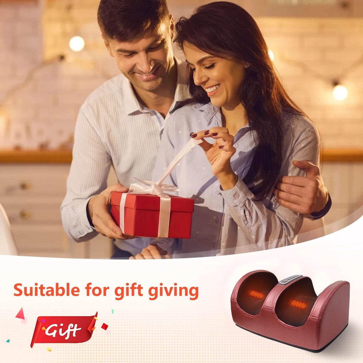 Electric Heated Foot And Leg Kneading Massage Device - Omega Lifestyles