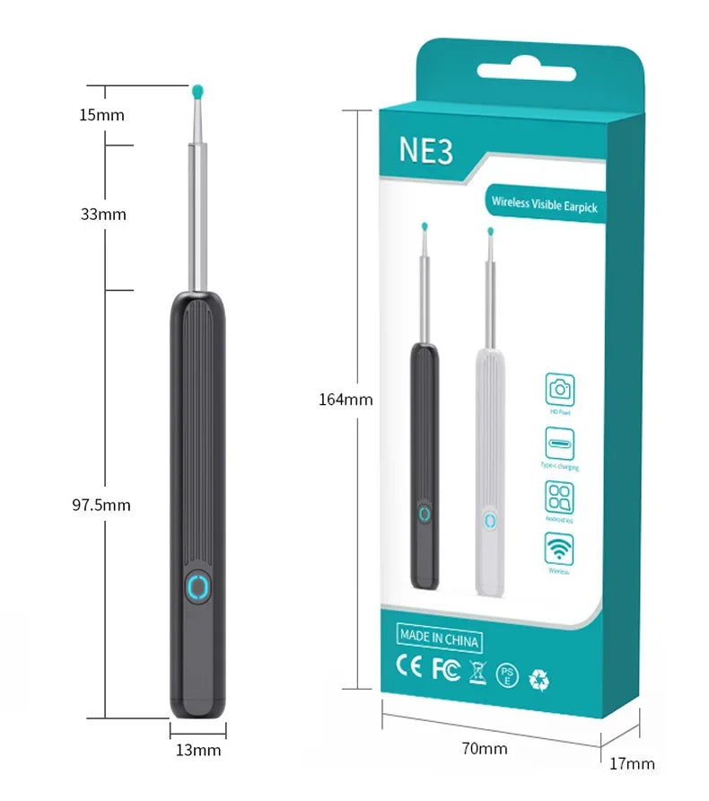 High Precision Visual Ear Cleaner With LED Light - Omega Lifestyles