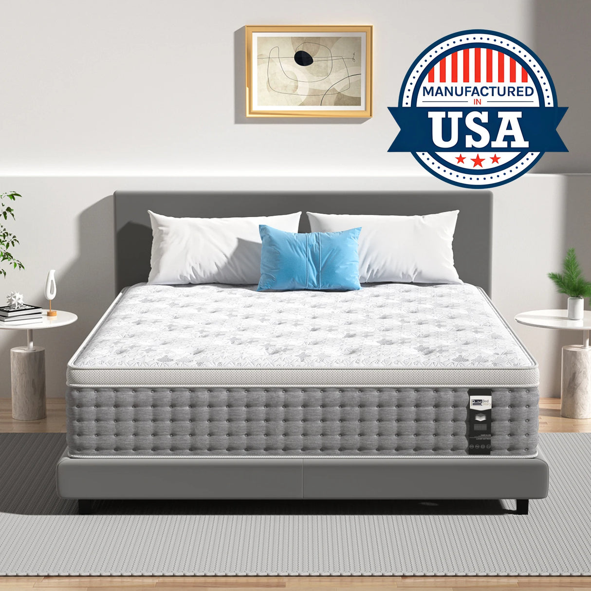 Medium 14-Inch Gel Memory Foam Hybrid Mattress