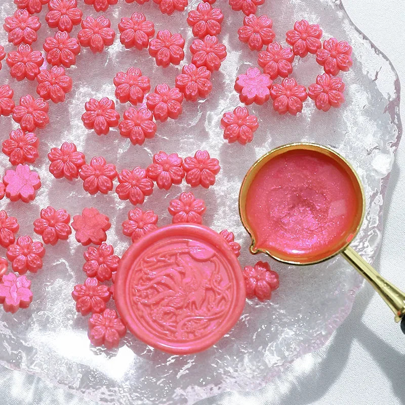 Cherry Red Wax Seal Beads For Invitations And Letters - Omega Lifestyles