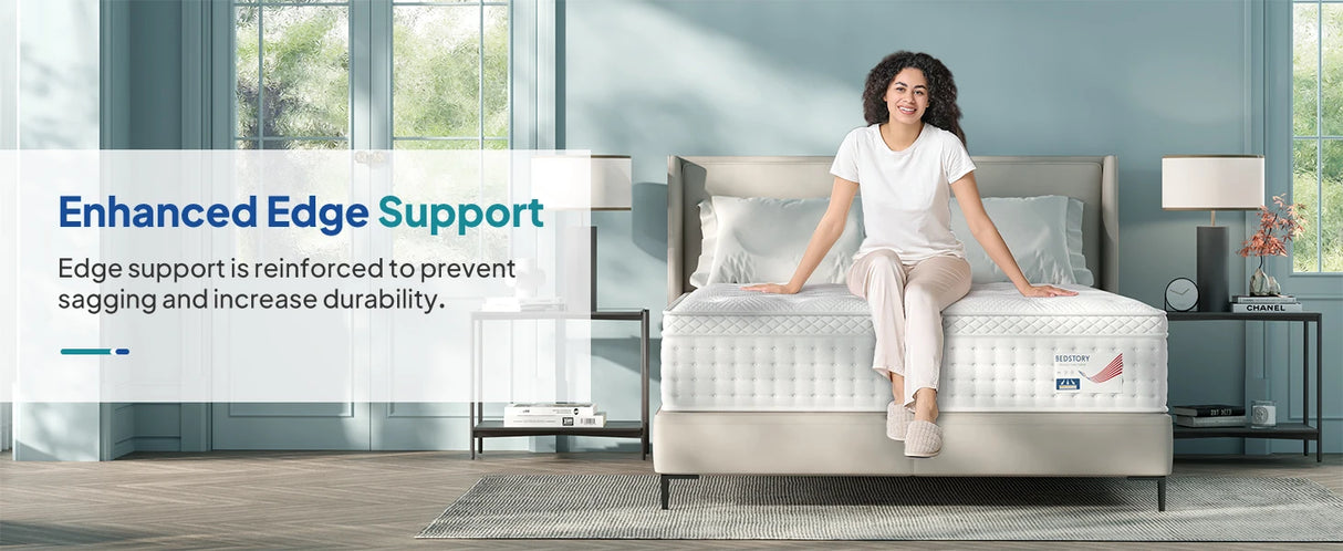 Medium 14-Inch Hybrid Memory Foam Pocket Spring Mattress