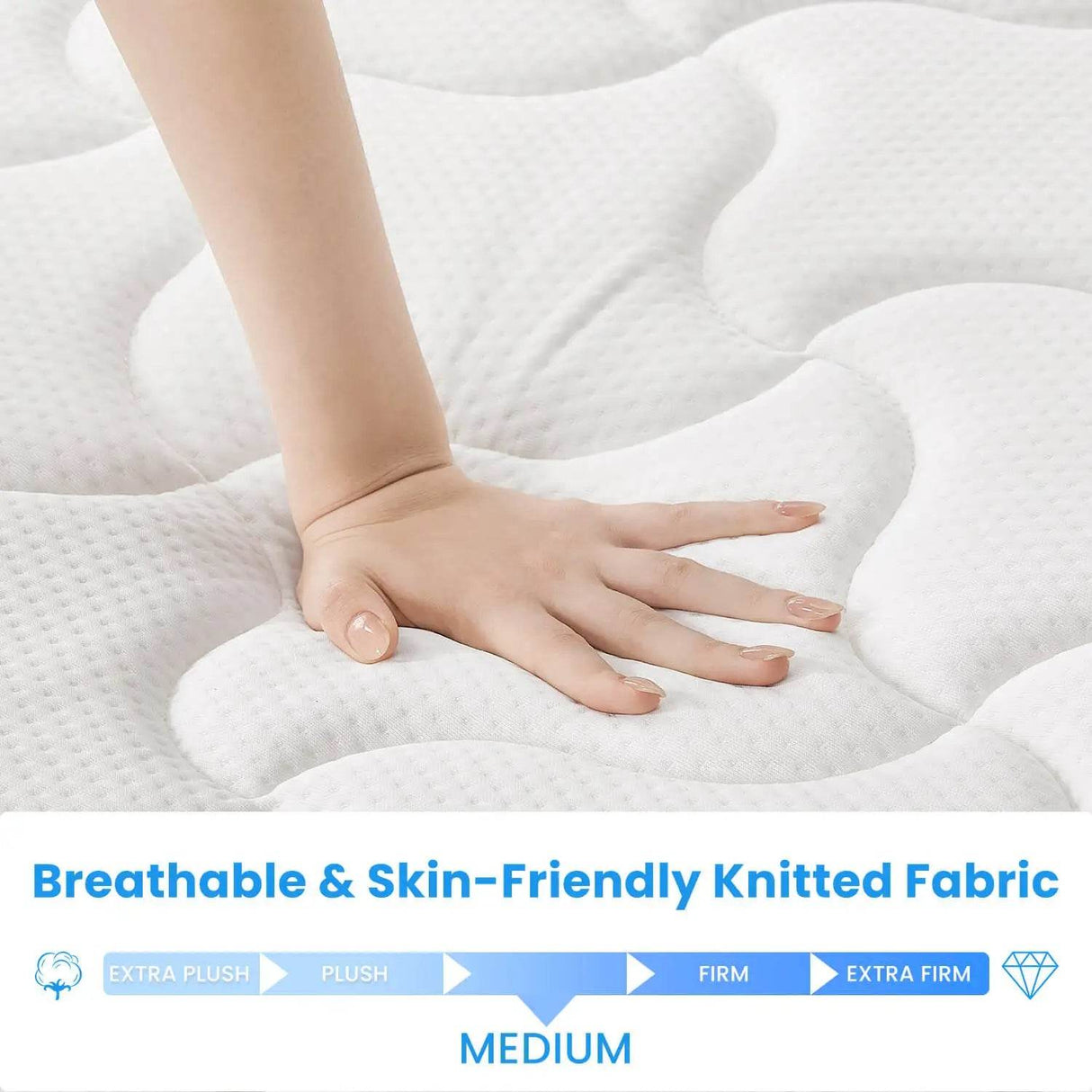 Medium Hybrid Pillow Top Mattress - Sleep Galleria