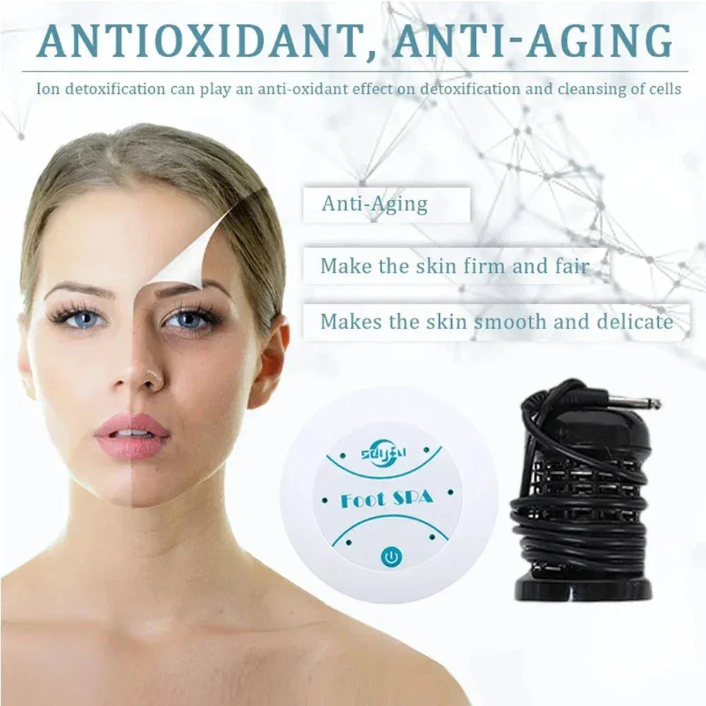 Ion Detox Foot Massager With Massage Basin - Omega Lifestyles