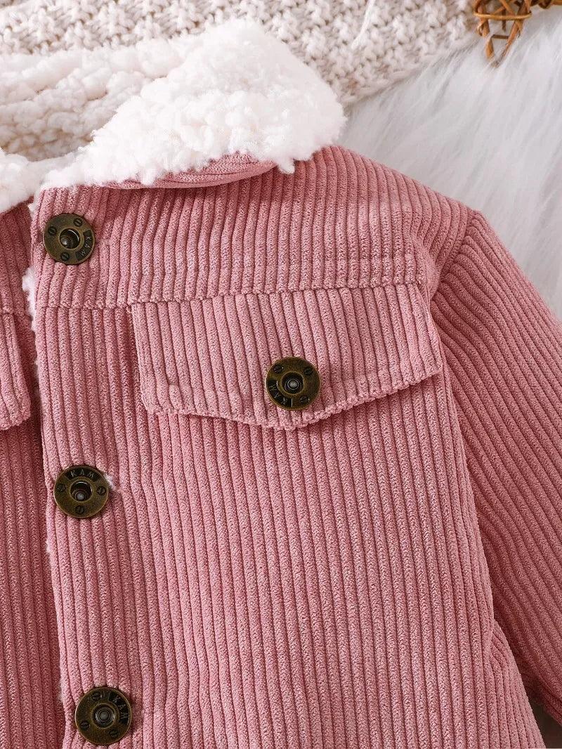 Unisex Baby Winter Cotton Corduroy Jacket - Omega Lifestyles