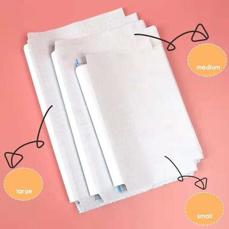 Pack of 10 Transparent Self-Adhesive Book Cover Film Set