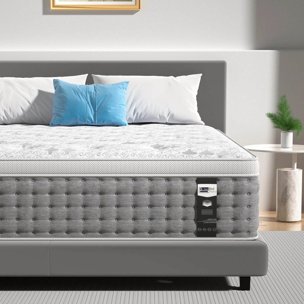 Medium Gel Memory Foam Pocket Spring Mattress - Sleep Galleria