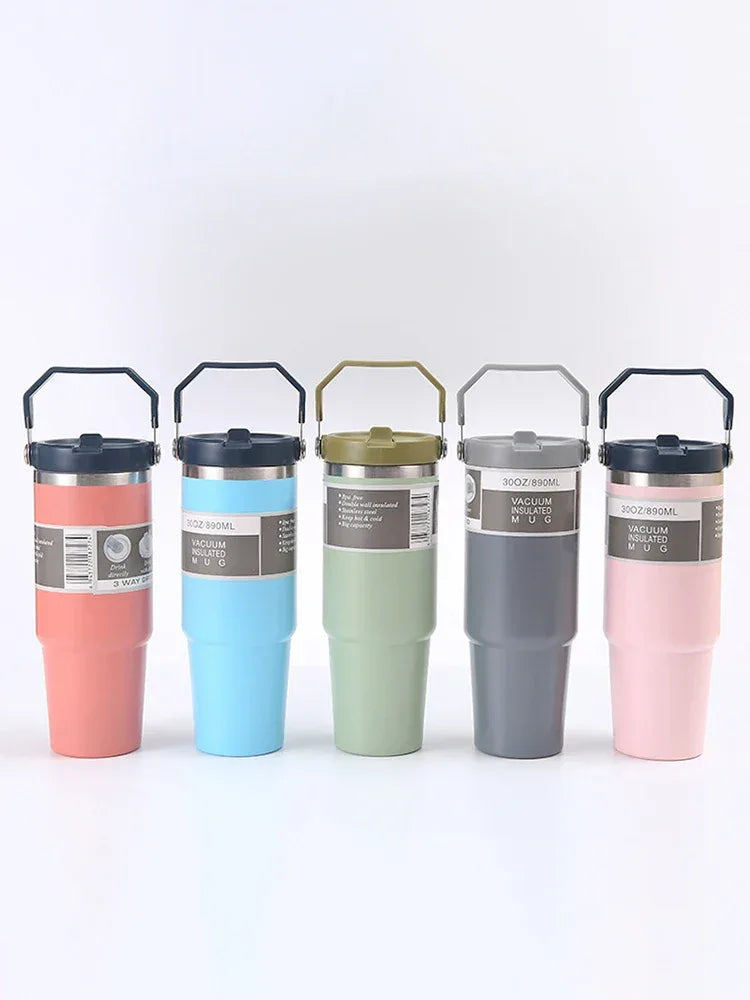 30-Inch Stainless Steel Insulated Thermos Travel Bottle - Omega Lifestyles