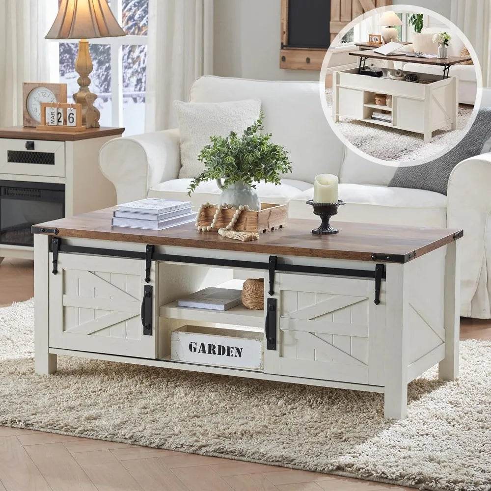 Farmhouse Lift-Top Coffee Table - Omega Lifestyles