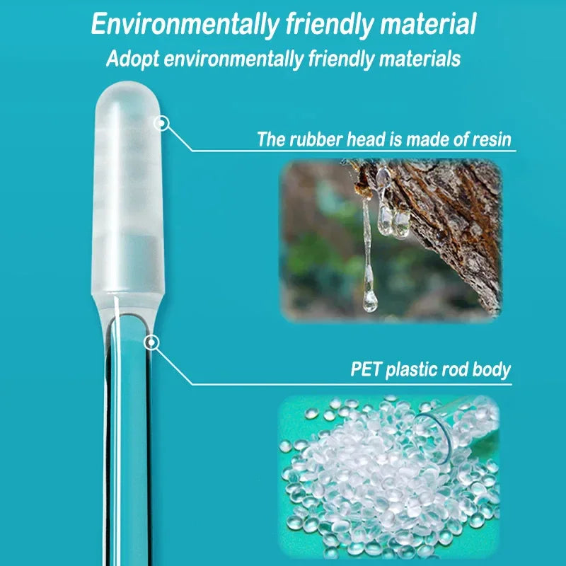 Pack Of 24 Soft Rubber Tip Sticky Ear Cleaning Cotton Swabs - Omega Lifestyles