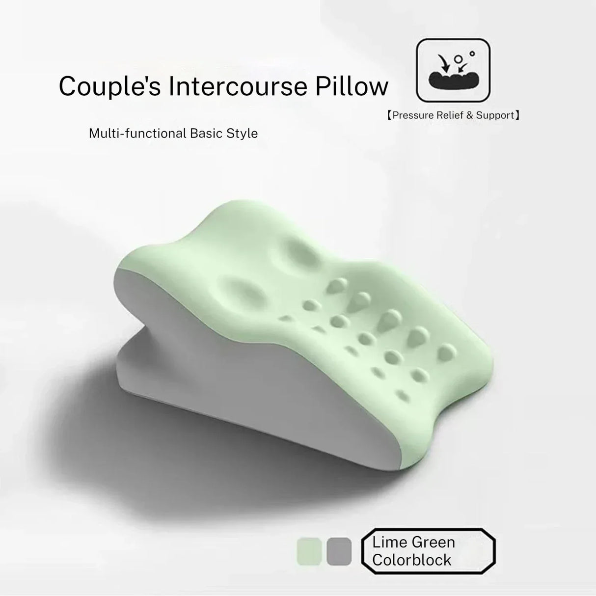 Memory Foam Wave Shape Multifunctional Lie Down Pillow - Omega Lifestyles