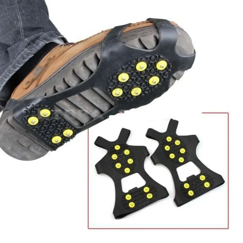 Pair Anti-Skid TPR Ice Gripper Snow Crampons - Omega Lifestyles