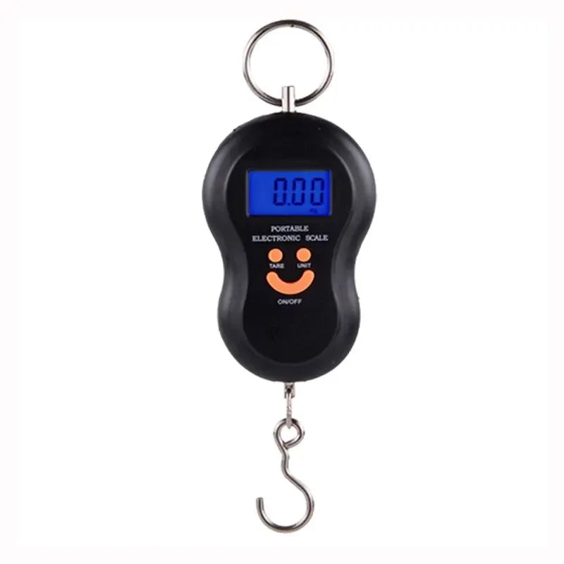 Portable Digital Hanging Scale 50kg Capacity With Backlight - Omega Lifestyles