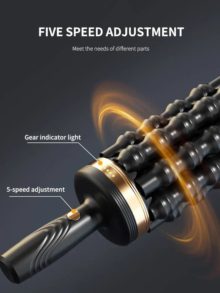 Rechargeable Electric Percussive Muscle Roller Massage Device - Omega Lifestyles