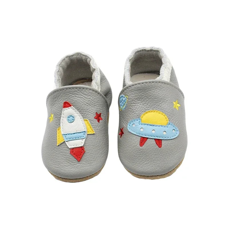 Baby Leather Soft Sheepskin First Walker Moccasins - Omega Lifestyles