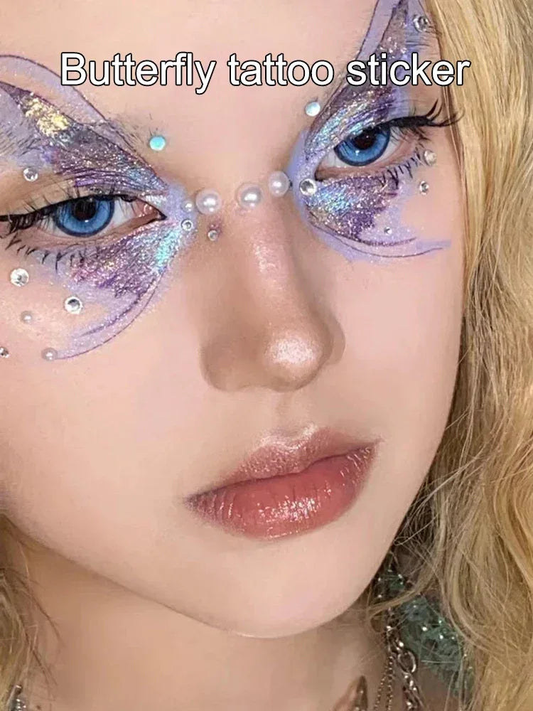 Waterproof Flash Butterfly Temporary Tattoo Sticker - Omega Lifestyles