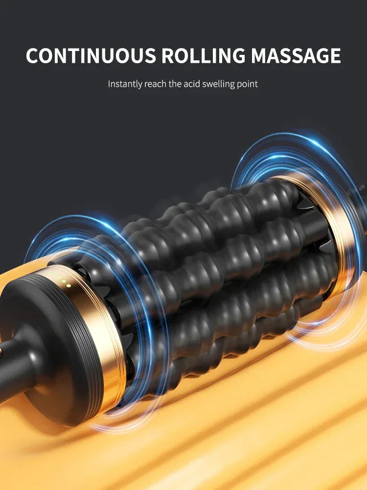Rechargeable Electric Percussive Muscle Roller Massage Device - Omega Lifestyles