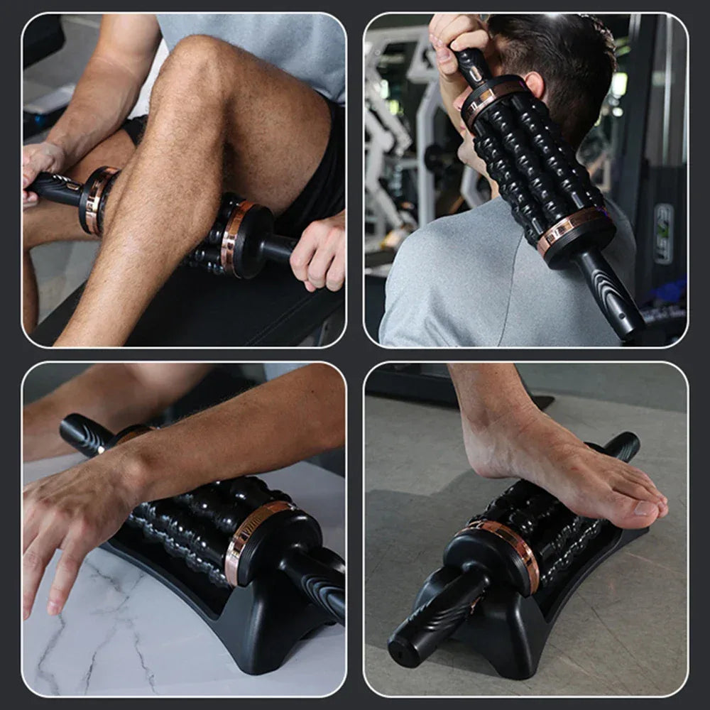 Rechargeable Electric Percussive Muscle Roller Massage Device - Omega Lifestyles