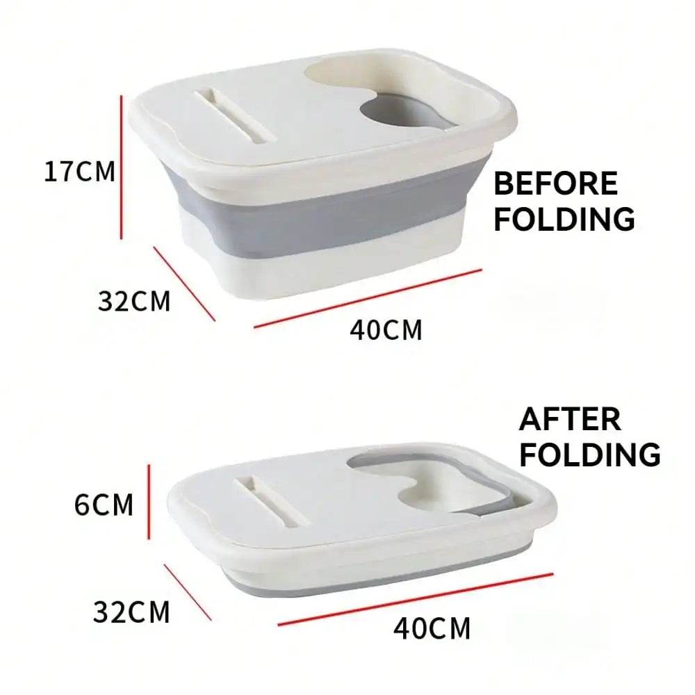 Foldable Foot Spa Tub With Massage Points